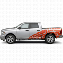 Mud Splash Style Streifen Seiten Vinyl Aufkleber Sticker für Dodge Ram 1500_4