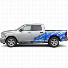 Destroyed Style Seiten-Vinyl-Aufkleber für Dodge Ram 1500_2