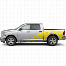 Destroyed Style Seiten-Vinyl-Aufkleber für Dodge Ram 1500_5