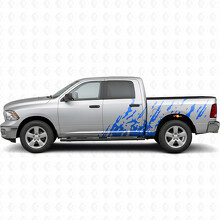 Seitlicher Vinyl-Aufkleber mit Schlamm-Spritzer-Effekt für Dodge Ram 3500_2