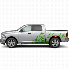 Seitlicher Vinyl-Aufkleber mit Schlamm-Spritzer-Effekt für Dodge Ram 3500_3