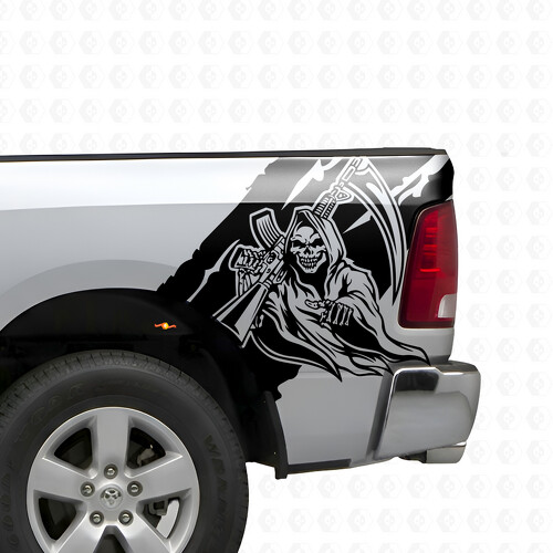 Reaper Nachttisch Vinyl-Aufkleber Sticker für Dodge Ram 1500