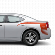 Personalisierte Strobe Krallen-Streifen Seiten-Vinyl-Aufkleber für Dodge Charger 2006-2010_4