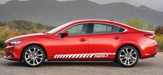 Racing Graphic Stripe Autoseiten-Vinyl-Aufkleber für Mazda 6 2014–2018