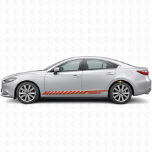 Racing-Streifen Seitenaufkleber Vinyl-Aufkleber für Mazda Mazda6_4