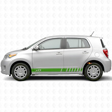 xD Logo Akzentstreifen Seitlicher Vinyl-Aufkleber Satz für Scion xD_3