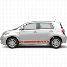 xD Logo Akzentstreifen Seitlicher Vinyl-Aufkleber Satz für Scion xD_4