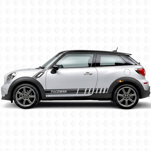 Gebrandete Racing-Streifen Seiten-Vinyl-Aufkleber für MINI Paceman