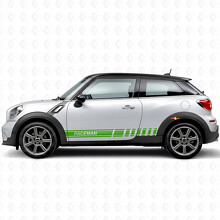 Gebrandete Racing-Streifen Seiten-Vinyl-Aufkleber für MINI Paceman_3