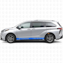 Markierte Akzentstreifen Rocker Panel Vinyl-Aufkleber für Toyota Sienna_2