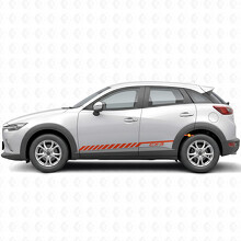 Racing-Stripes-Türseitiger Vinyl-Aufkleber für Mazda CX-3_4