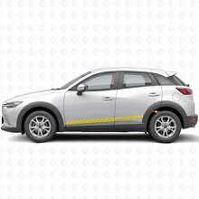 Racing-Stripes-Türseitiger Vinyl-Aufkleber für Mazda CX-3_5