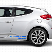 Veloster Turbo Schriftzug Tür Seiten Vinyl Aufkleber Sticker für Hyundai Veloster_2