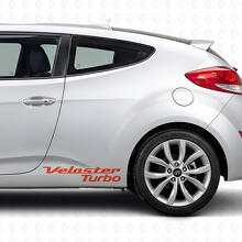 Veloster Turbo Schriftzug Tür Seiten Vinyl Aufkleber Sticker für Hyundai Veloster_4