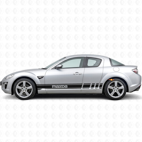 Markierte Akzentstreifen Seiten-Vinylaufkleber für Mazda RX-8