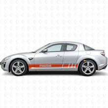 Markierte Akzentstreifen Seiten-Vinylaufkleber für Mazda RX-8_4