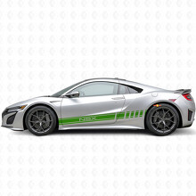 Racing Streifen Seiten Vinyl-Aufkleber für Acura NSX_3