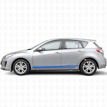 Racing Graphic Stripe Car Side Vinyl Aufkleber Aufkleber für Mazdaspeed 3 2007–2013_2