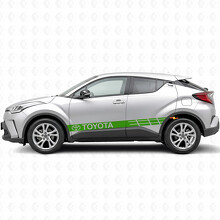 Markierte Rennstreifen Seiten-Vinylaufkleber für Toyota C-HR_3