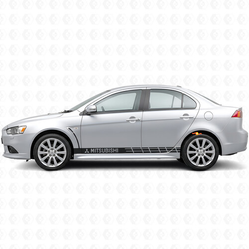Rennstreifen Seiten-Vinylaufkleber für Mitsubishi Lancer