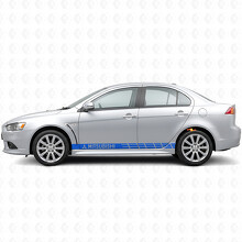 Rennstreifen Seiten-Vinylaufkleber für Mitsubishi Lancer_2