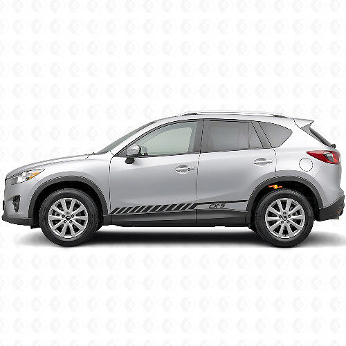 Strobe Racing Streifen Seiten Vinyl Aufkleber für Mazda CX-5 2013-2018_1