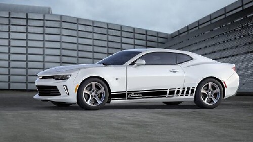 2 x mehrfarbiger Grafik-Chevrolet Camaro-Auto-Symbol-Racing-Vinyl-Aufkleber