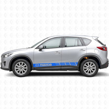 Rennstreifen Seiten Vinyl Aufkleber für Mazda CX-5_2