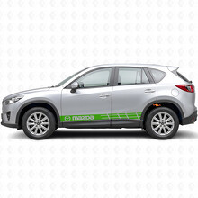 Rennstreifen Seiten Vinyl Aufkleber für Mazda CX-5_3