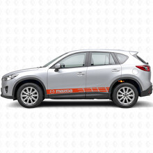 Rennstreifen Seiten Vinyl Aufkleber für Mazda CX-5_4