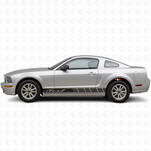 Racing-Stripes-Seiten-Vinyl-Aufkleber-Kit für Musclecar Musclecarmodel C-Max Taurus