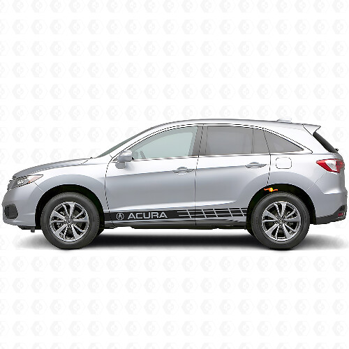 Racing Side Stripes Vinyl-Aufkleber-Set für Acura RDX MDX