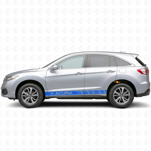 Racing Side Stripes Vinyl-Aufkleber-Set für Acura RDX MDX_2
