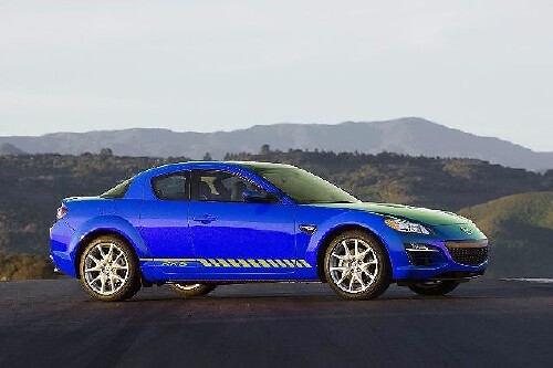 Racing Graphic Stripe Auto-Vinyl-Aufkleber für Mazda RX-8 2004–2011