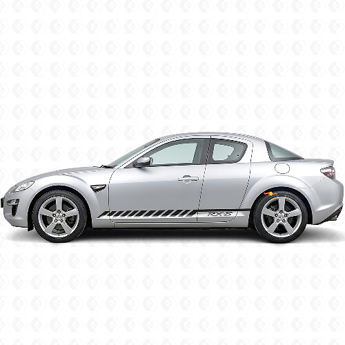 Racing Streifen Seiten Vinyl Aufkleber Sticker für Mazda RX-8