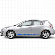 Skyactiv Schriftzug Streifen Seiten Vinyl Aufkleber Sticker für Mazda Mazda3 2011-2013_2