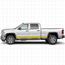 Markierte Streifen Seiten-Vinylaufkleber Aufkleber für GMC Sierra_5