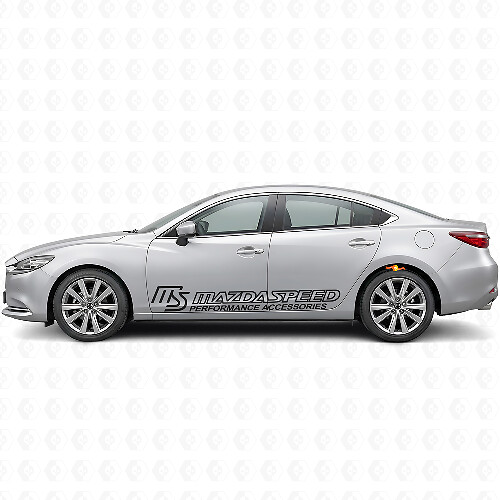 Mazdaspeed Performance Zubehör Türseiten Vinyl-Aufkleber für Mazda Mazda6