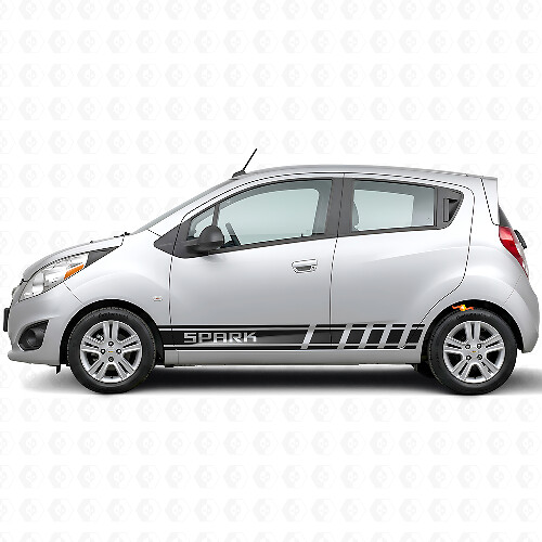 Markierte Streifen Seitenvinyl-Aufkleber für Chevrolet Spark