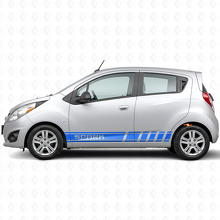 Markierte Streifen Seitenvinyl-Aufkleber für Chevrolet Spark_2