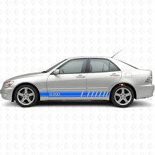 Akzentstreifen Seiten-Vinyl-Aufkleber-Set für Lexus IS200_2