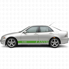 Akzentstreifen Seiten-Vinyl-Aufkleber-Set für Lexus IS200_3