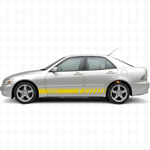 Akzentstreifen Seiten-Vinyl-Aufkleber-Set für Lexus IS200_5