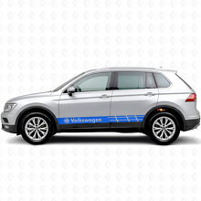 VW Logo Streifen Seiten Vinyl Aufkleber für Volkswagen Tiguan_2