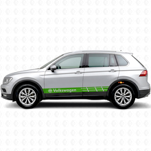 VW Logo Streifen Seiten Vinyl Aufkleber für Volkswagen Tiguan_3
