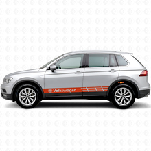 VW Logo Streifen Seiten Vinyl Aufkleber für Volkswagen Tiguan_4