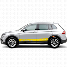 VW Logo Streifen Seiten Vinyl Aufkleber für Volkswagen Tiguan_5