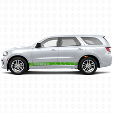 Markierte Streifen Seiten-Vinylaufkleber für Dodge Durango_3