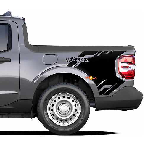 Seite Bett Ford Maverick 2022-up Vinyl Aufkleber Aufkleber Grafik 2
