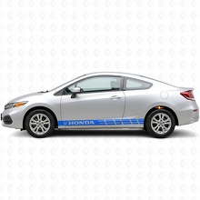 Markierte Seitenstreifen-Vinylaufkleber für Honda Civic Coupé_2